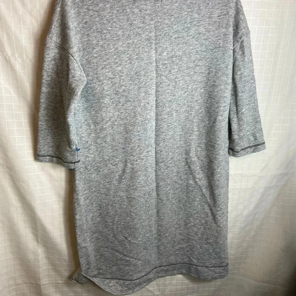 Gap Tunic Dress Women S Gray 3/4 Sleeve PolyCotton - Picture 4 of 4